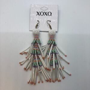 XOXO Dangling Earrings Multi Color